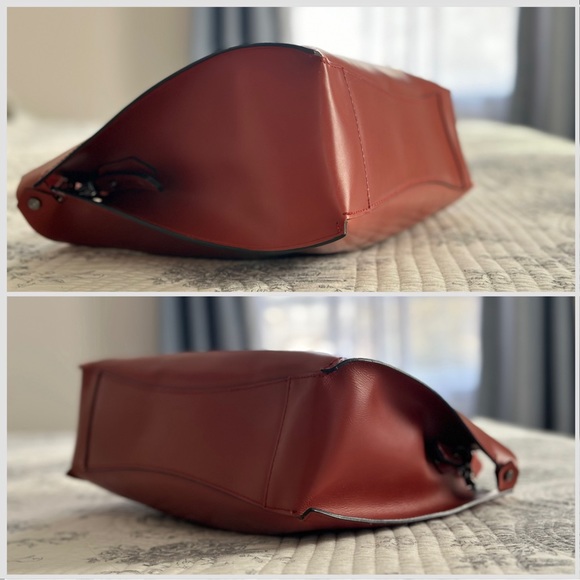 Genuine Gianni Chiarini rusty orange crossbody/shoulder bag. Made in Italy. - Picture 8 of 16